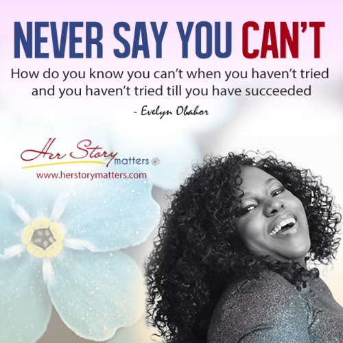 Never Say You Can’t